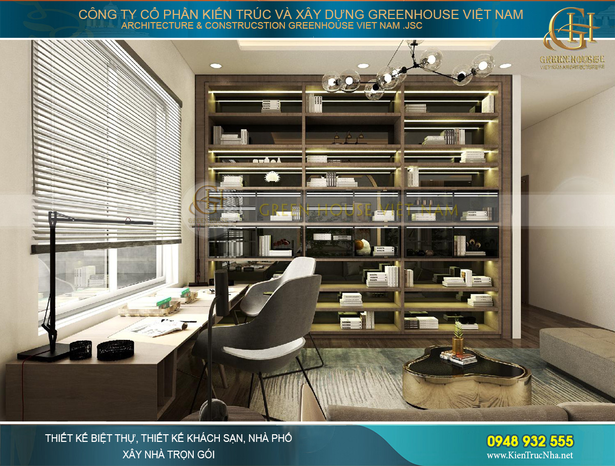 Thiết kế phòng làm việc cần chú ý chọn nội thất phù hợp