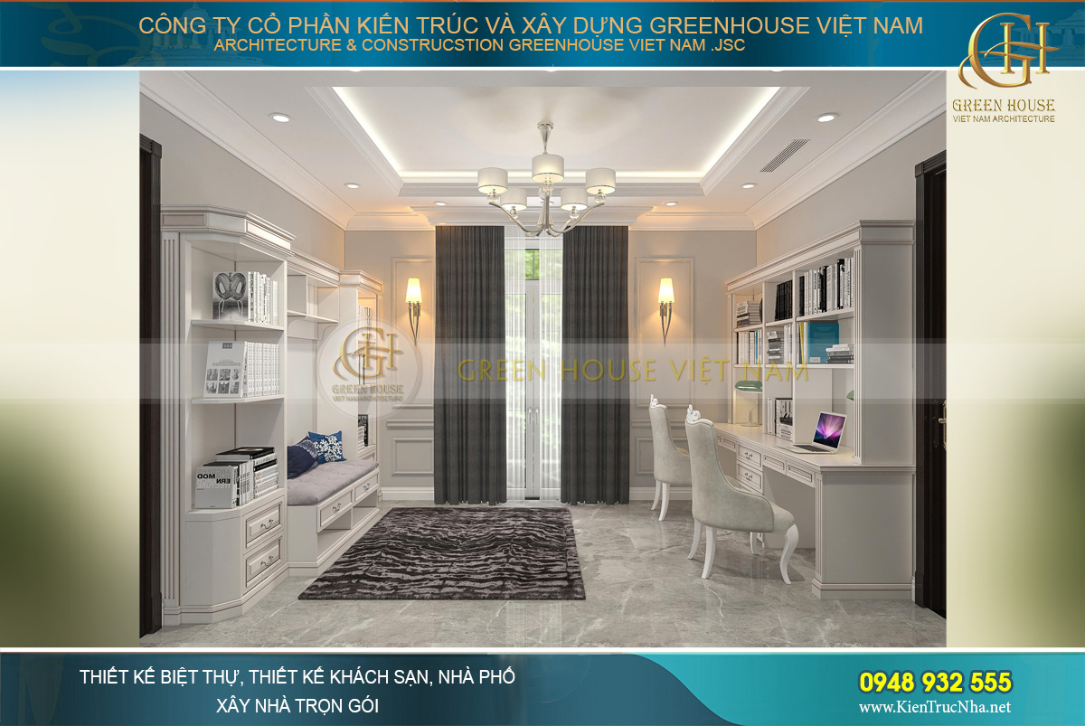 Lựa chọn màu sắc phù hợp cho phòng làm việc