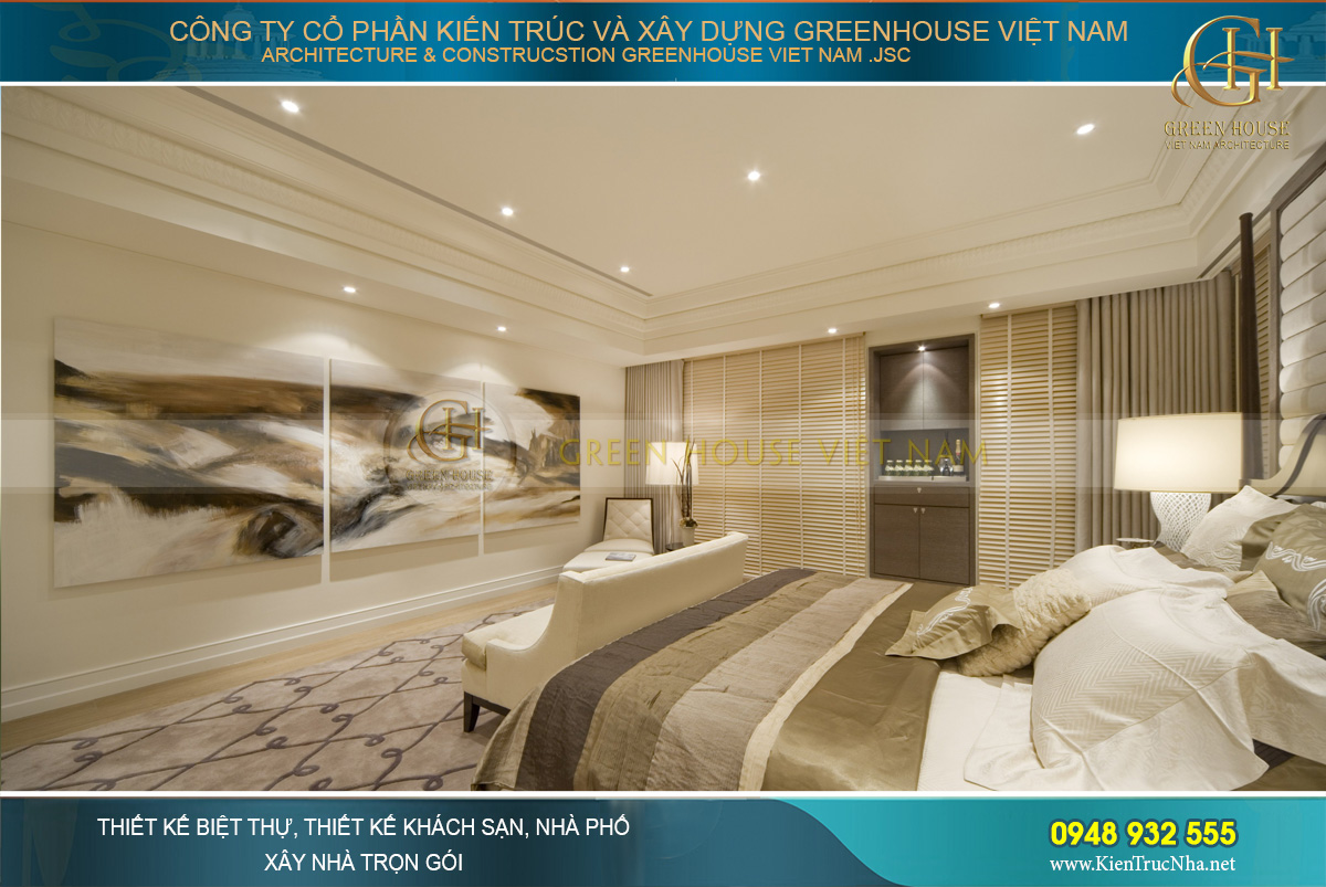 Không gian nội thất phòng ngủ mang đến sự thoải mái, thư giãn nhất