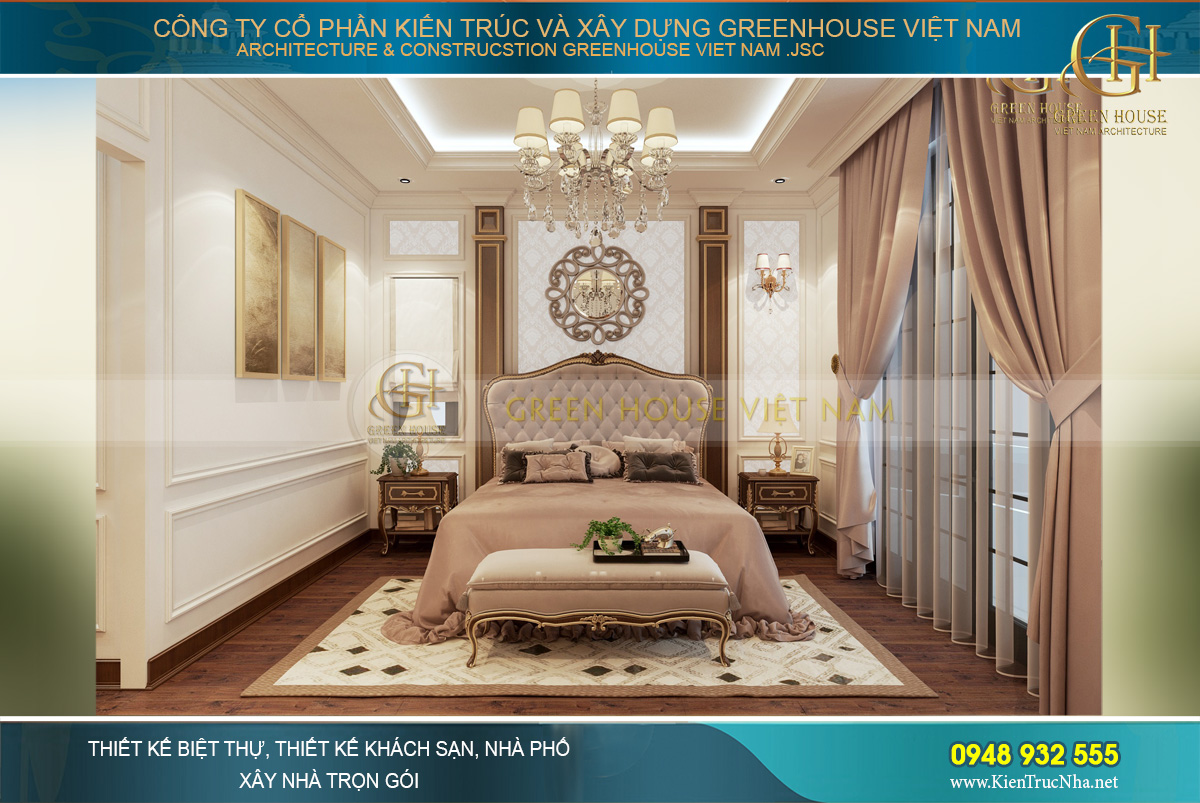 Thiết kế phòng ngủ master