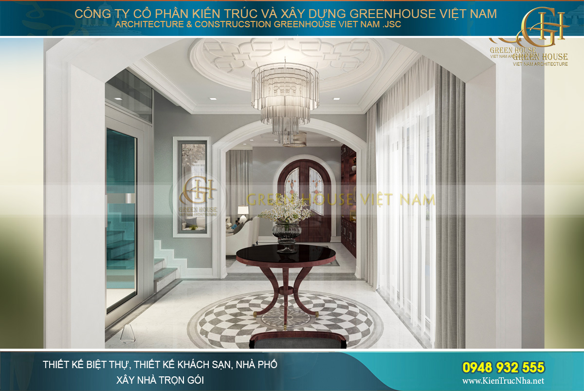 Các không gian phòng được thiết kế mở giúp lưu thông không khí và tạo sự rộng rãi