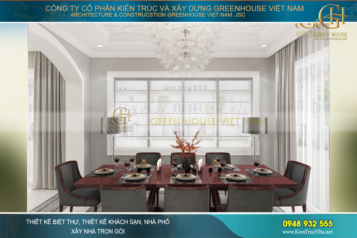 Có được điều đó là bởi 3 khung cửa kính lớn đều mang ánh sáng đến cho căn phòng