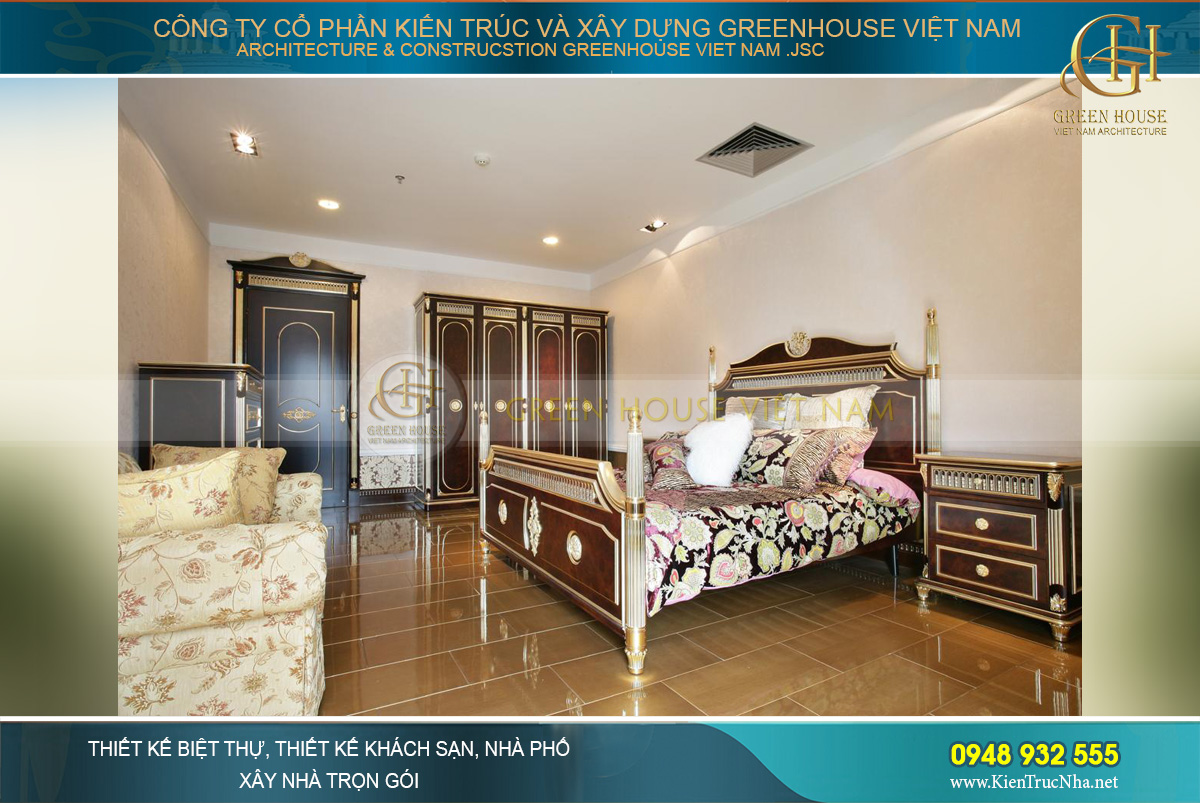 Thiết kế Căn hộ chung cư với nội thất bằng gỗ hiện đại