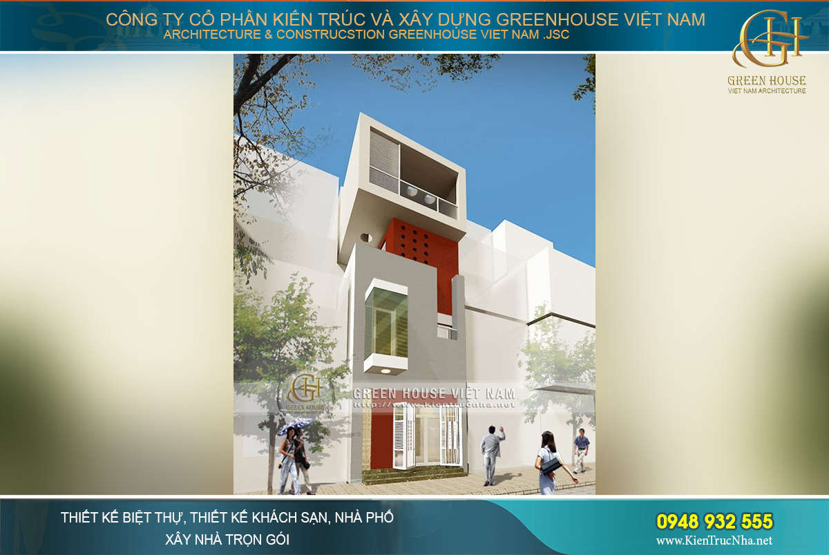 Mẫu thiết kế nhà ống đẹp mặt tiền 4m đáng xây dựng nhất năm 2021