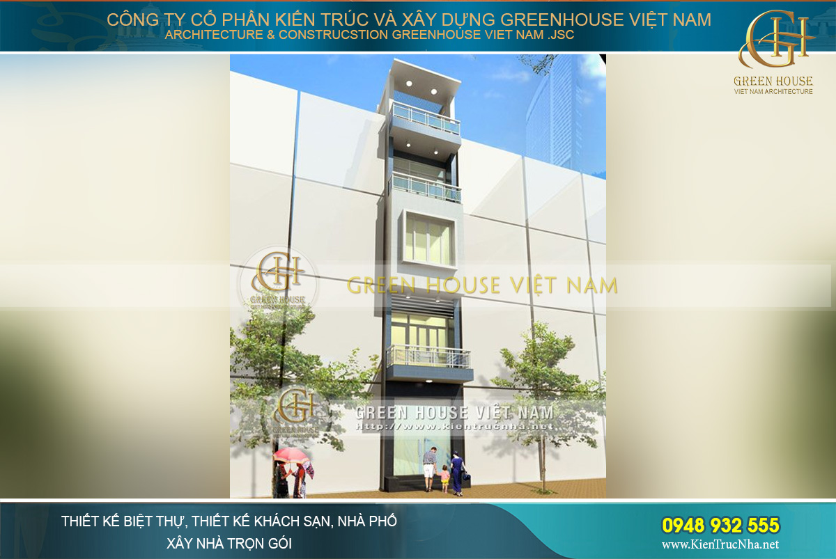 Kiến trúc sang trọng mang tính thời thượng của ngôi nhà ống 5 tầng tại Hà Nội