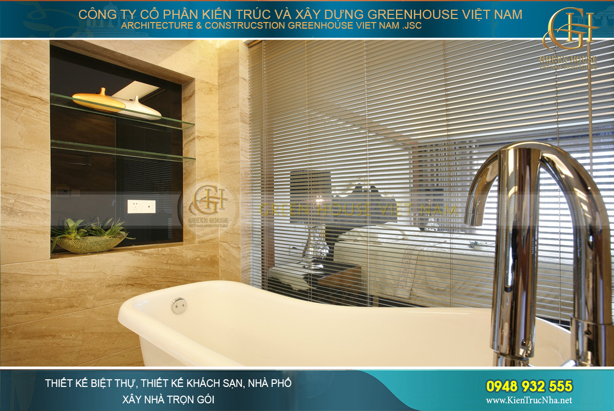 Phòng vệ sinh cao cấp của phòng ngủ chính