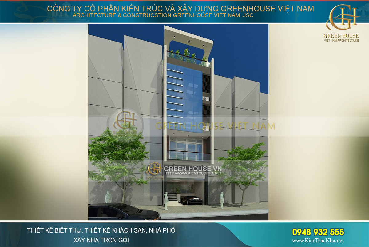 Không gian kiến trúc hiện đại, thiết kế đảm bảo tính thẩm mỹ đẹp mắt của ngôi nhà ống