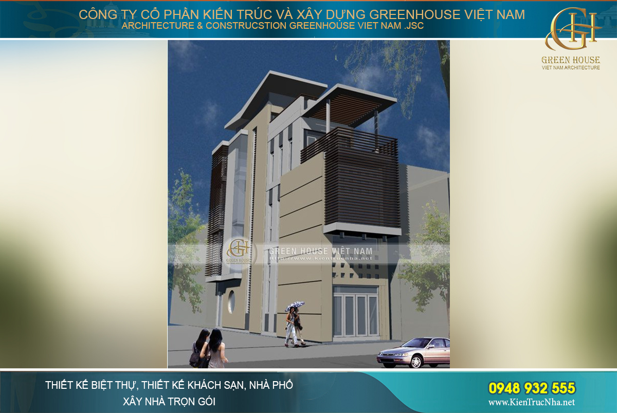 Vẻ đẹp hiện đại và cao cấp của ngôi nhà ống hiện đại tại Thái Bình