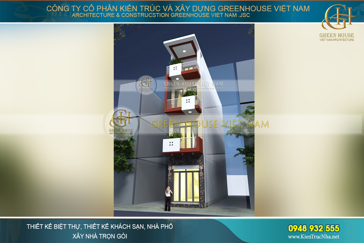 Thiết kế trần cao tại mặt bằng tầng 1 với kiến trúc sang trọng, phục vụ cho công việc kinh doanh tại gia của gia đình chủ đầu tư