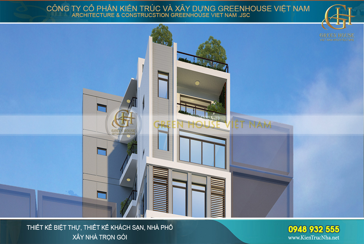 Thiết kế nhà phố kết hợp kinh doanh đẹp, ấn tượng, hiện đại