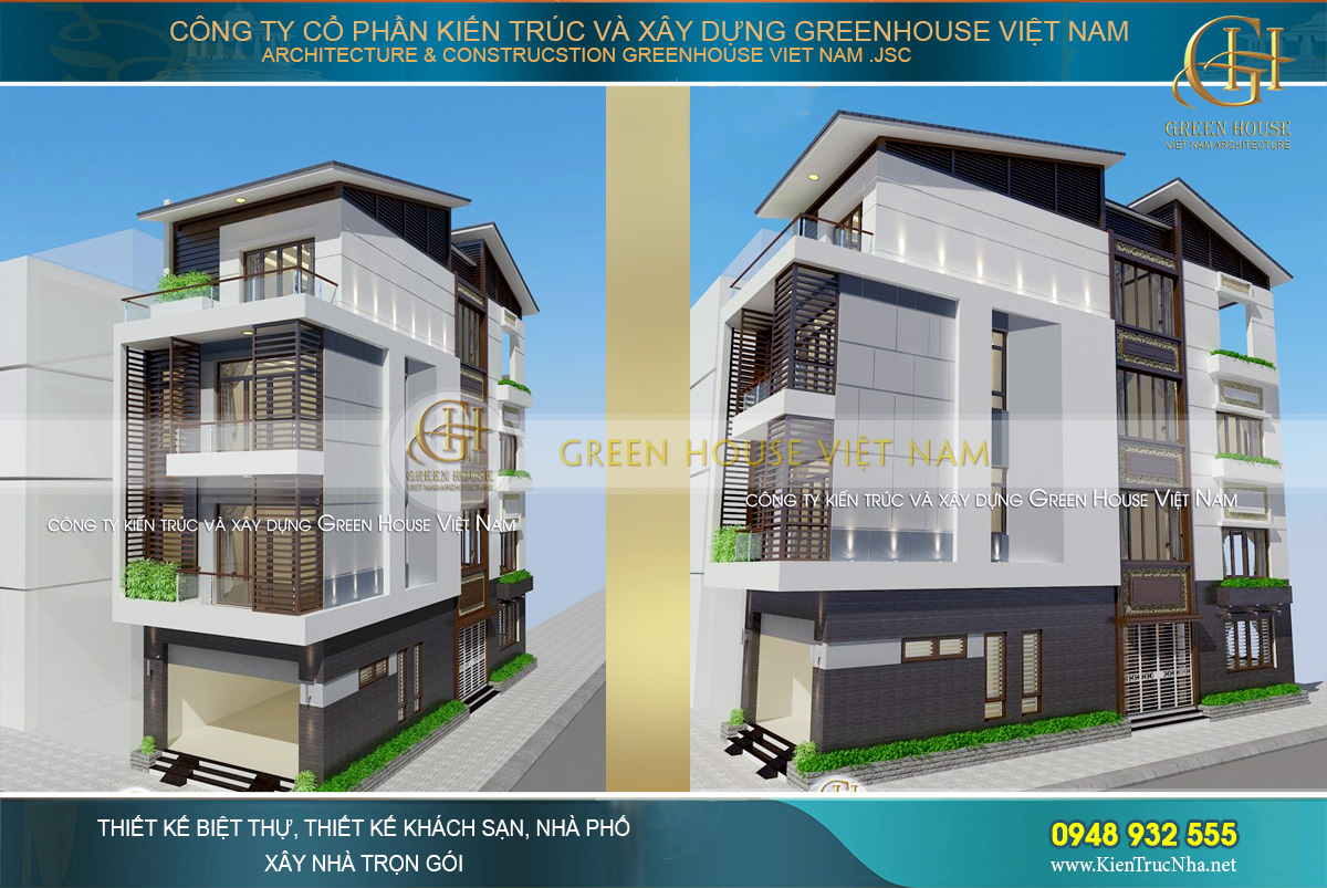 Ngôi nhà phố 4 tầng sở hữu vẻ đẹp hiện đại, thời thượng và tiện nghi trong thiết kế ngoại thất