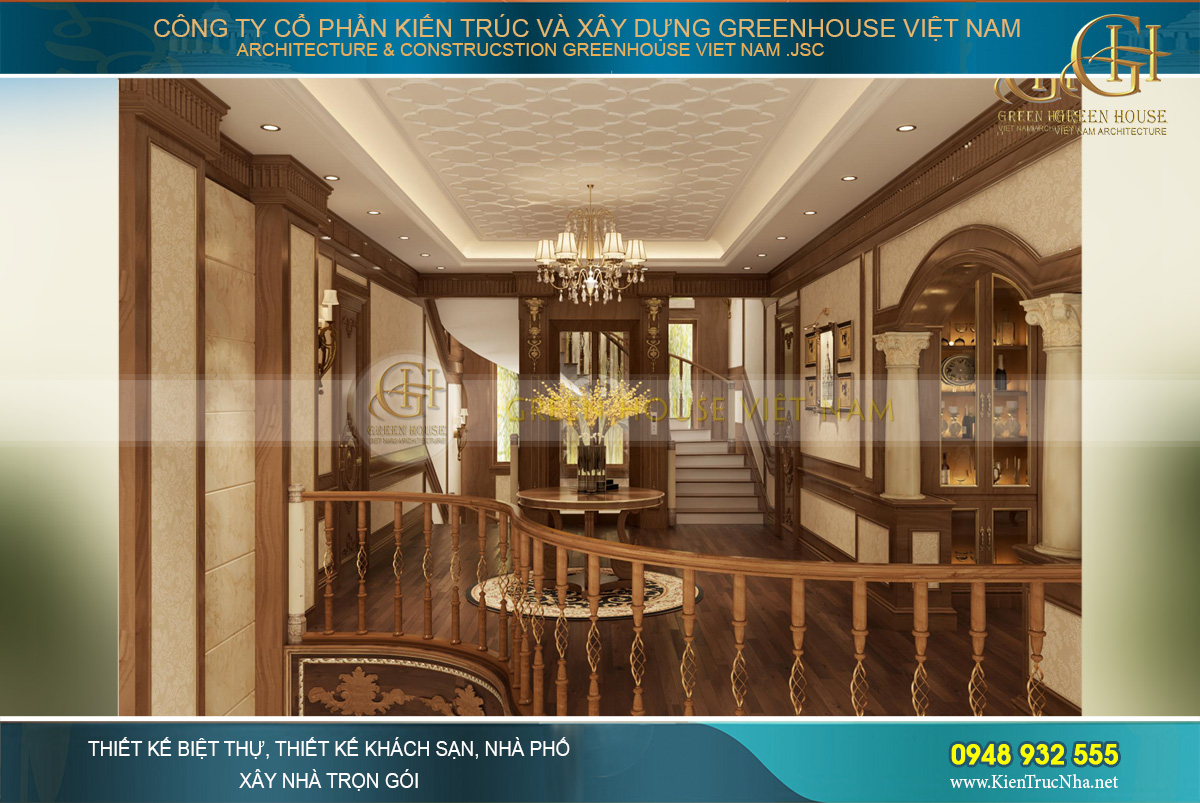 Đại sảnh tầng 2 và khu vực thông tầng