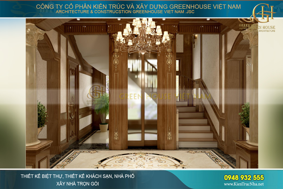 Thiết kế sảnh thang máy đẹp đến choáng ngợp