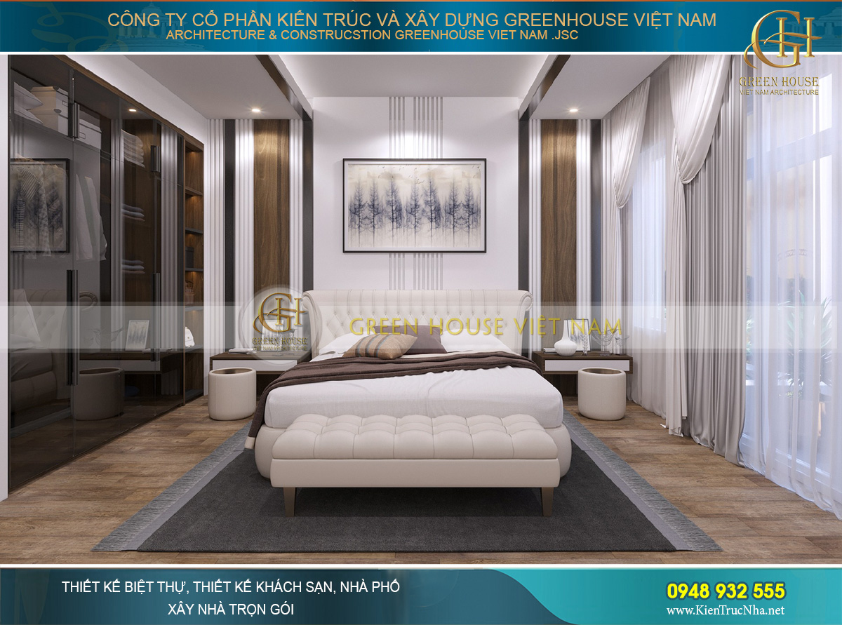 Dự án thiết kế nội thất nhà phố 4 tầng hiện đai đầy thu hút