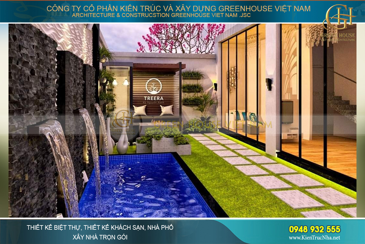 Thiết kế tiểu cảnh sân vườn mang đến không gian tươi mới