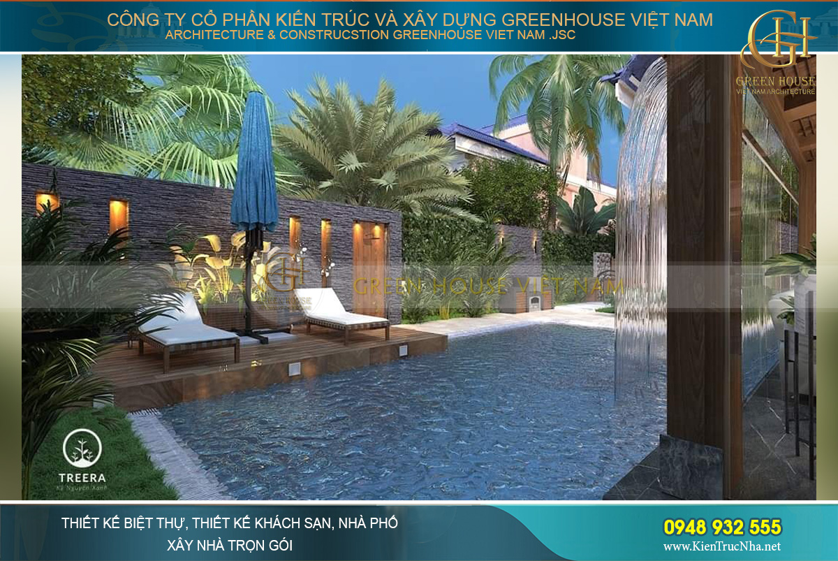 Thiết kế không gian sân vườn đẹp, đẳng cấp