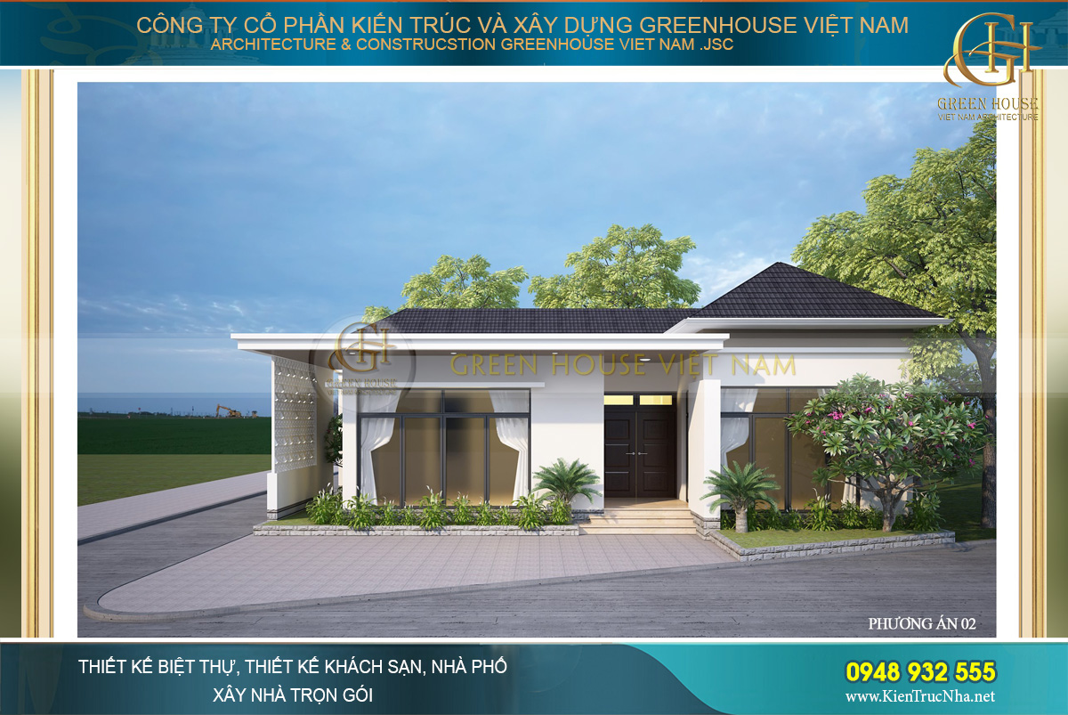 Thiết kế ngôi nhà với không gian cây cảnh vừa tạo điểm nhấn thú hút lại khiến không gian trở nên thanh lịch, có sức sống