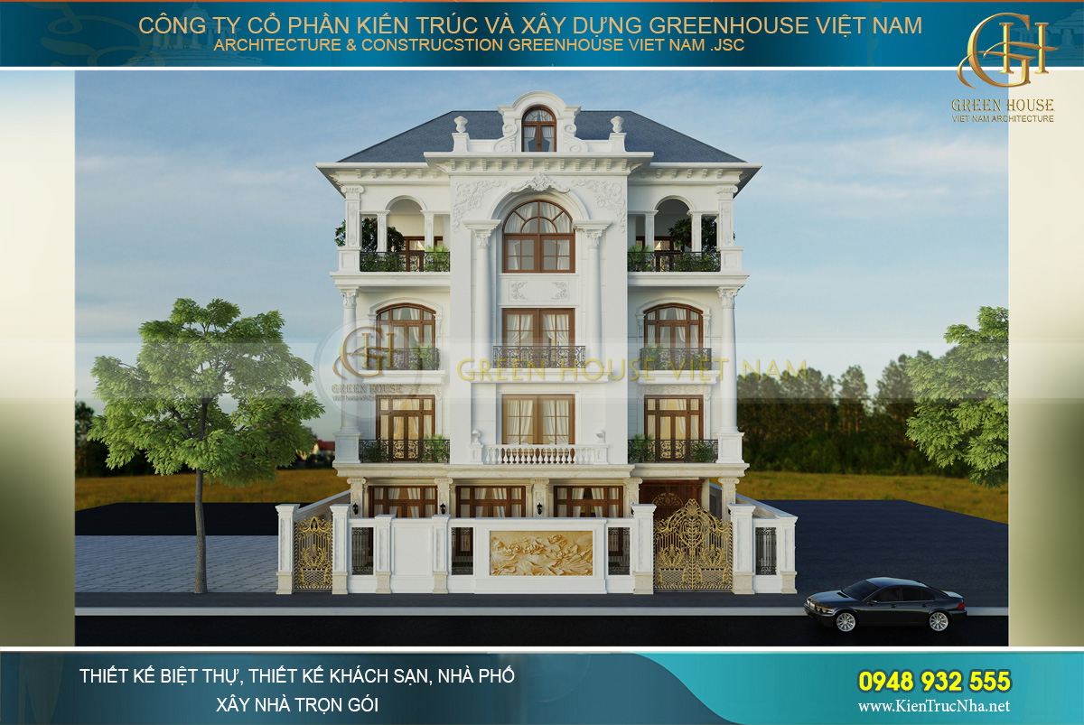 Chọn lọc những mẫu biệt thự 2, 3, 4 tầng đẹp hàng đầu Việt Nam