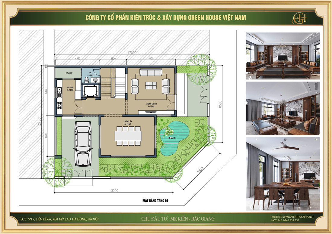 Green House Việt Nam sở hữu quy trình làm việc chuyên nghiệp, nhanh chóng, uy tín tới khách hàng
