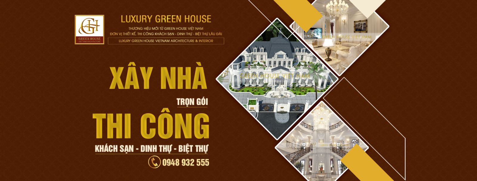 Green House Việt Nam- Thiết kế, thi công biệt thự, dinh thự đẹp, uy tín số 1 hiện nay