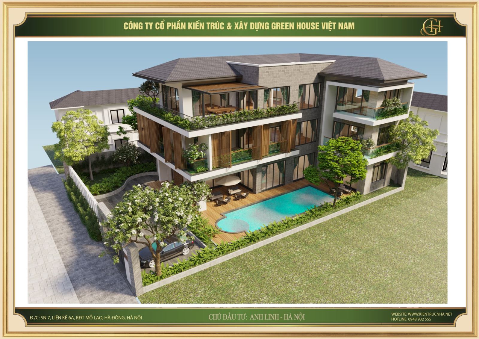 Thiết kế, thi công trọn gói Biệt thự - Dinh thự 2023