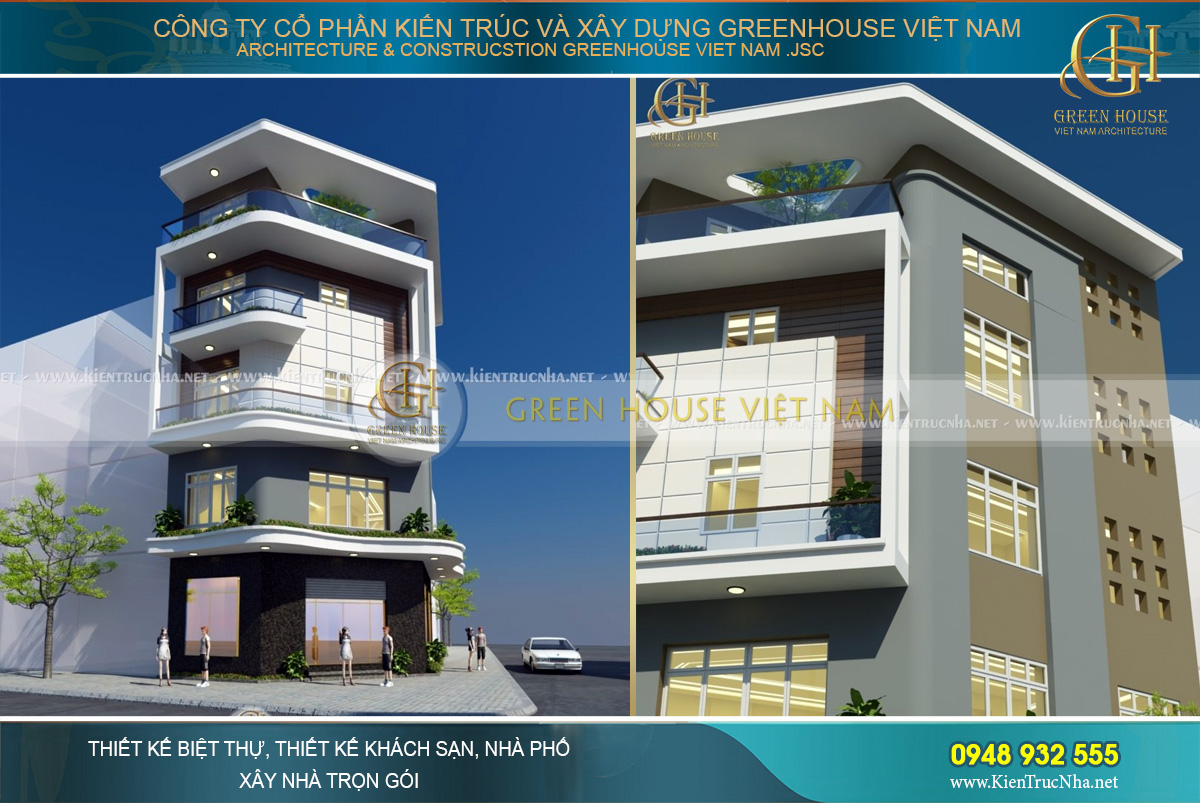 Cận cảnh chi tiết cách bài phối màu sắc hợp thời và hiện đại, đúng theo yêu cầu của gia chủ