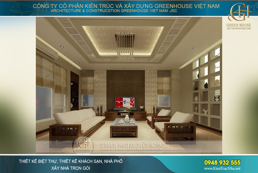 Thiết kế phòng khách nhẹ nhàng mà vẫn giữ vẻ đẹp hiện đại, thời thượng cho ngôi nhà phố