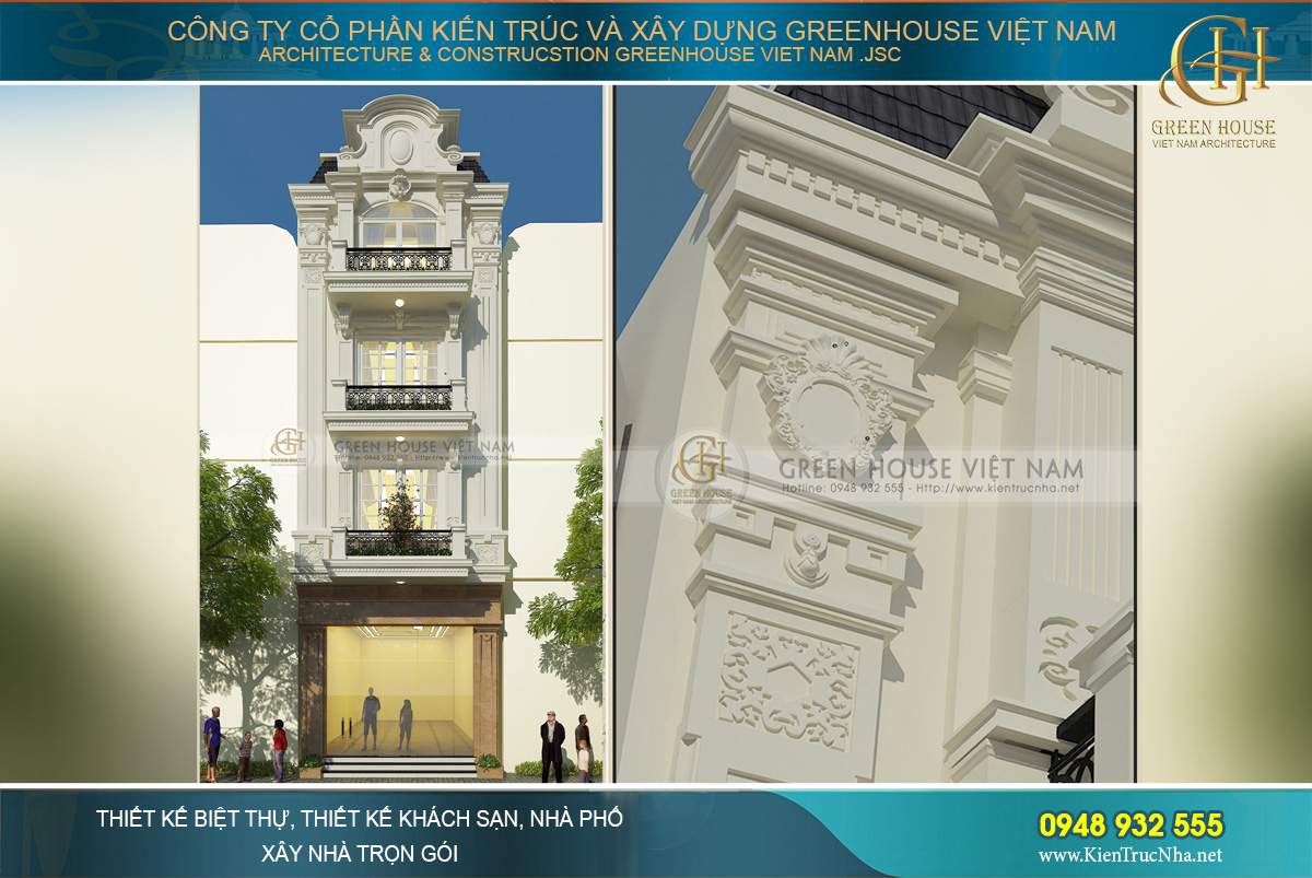 Màu sắc trang nhã, vừa cổ điển thanh lịch, vừa tân thời, hiện đại