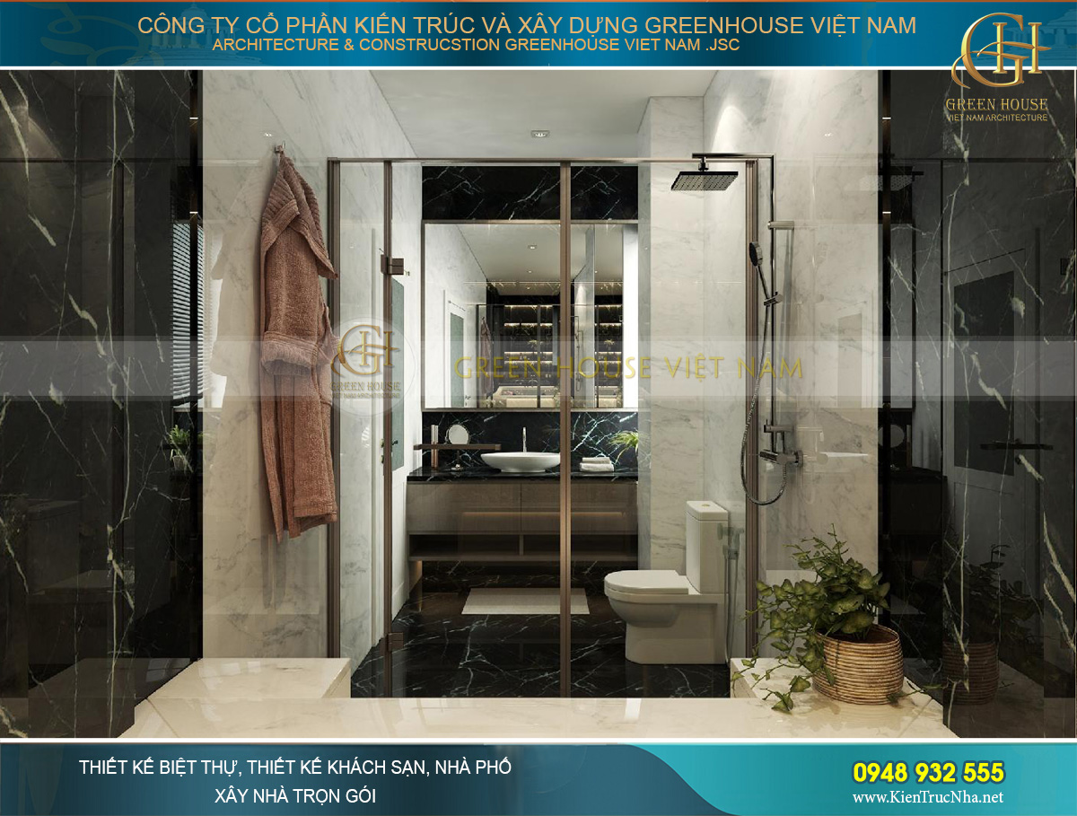 Phòng tắm của phòng ngủ số 2