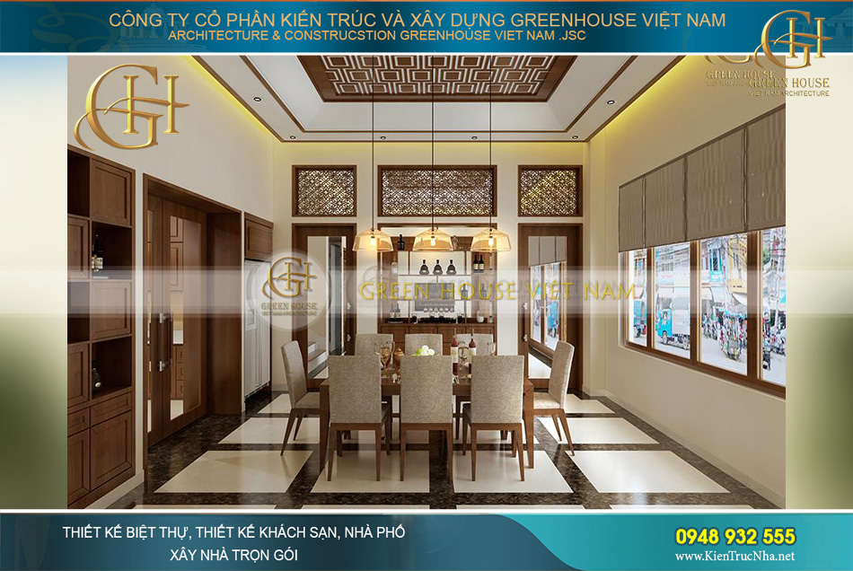 Không gian phòng bếp phía trong tia không lớn nhưng rất gọn gàng và có cửa sổ thông gió và lấy sáng