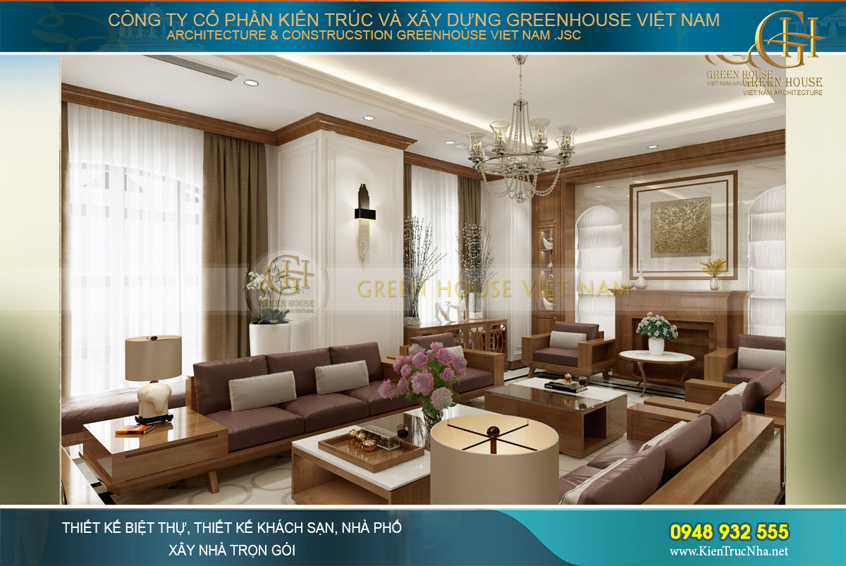 Ánh sáng được tận thu bởi những khung cửa kính lớn trong suốt