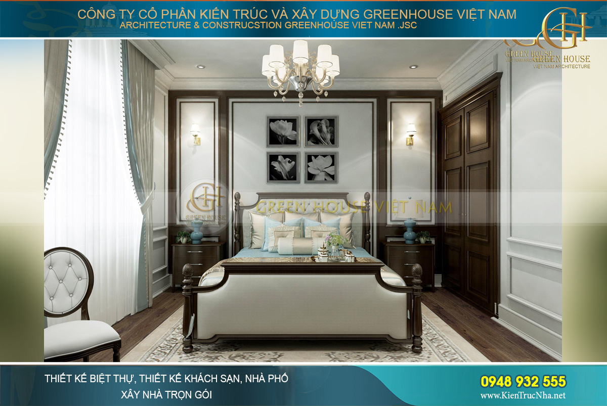 Thiết kế nội thất phòng ngủ dành cho con trai