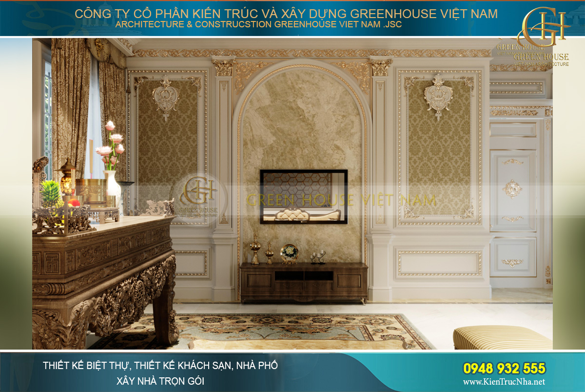 Sử dụng tông trắng cho những bức tường để mọi màu sắc đều được kết hợp hài hòa hơn