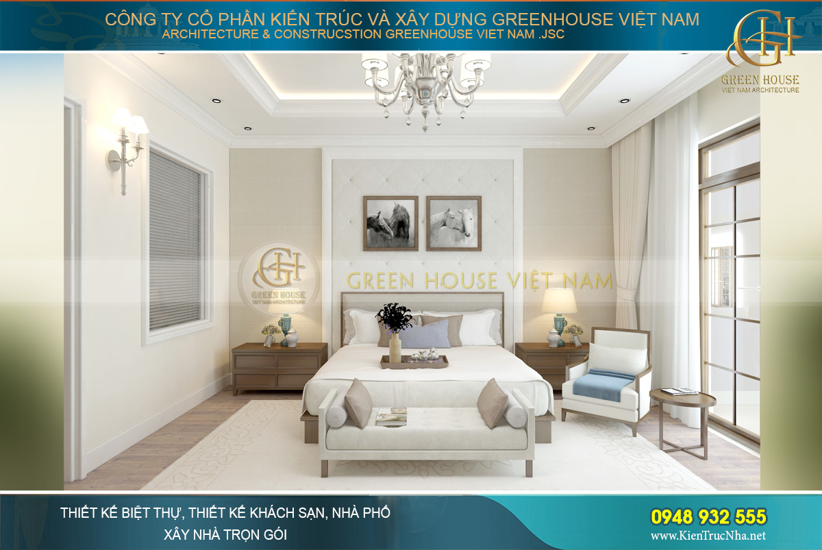 Phòng ngủ mang vẻ đẹp tươi trẻ, đáng yêu của thiếu nữ