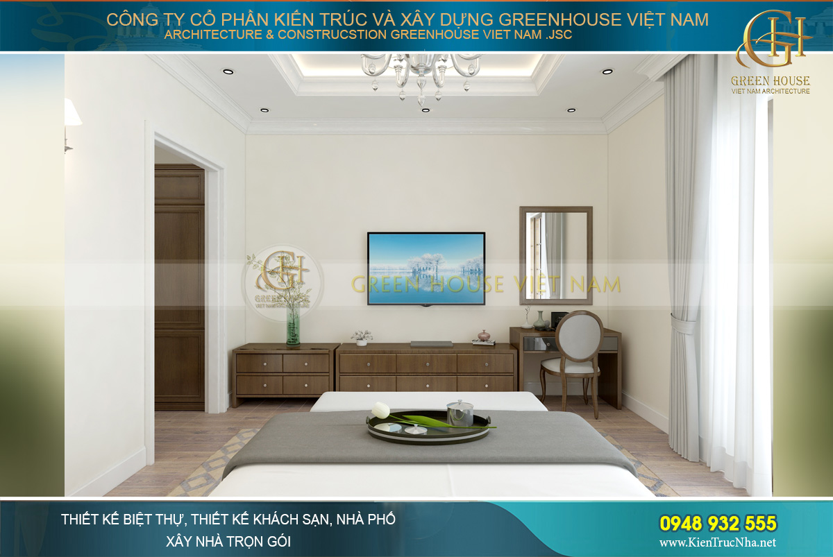 Một góc nhìn khác của phòng ngủ