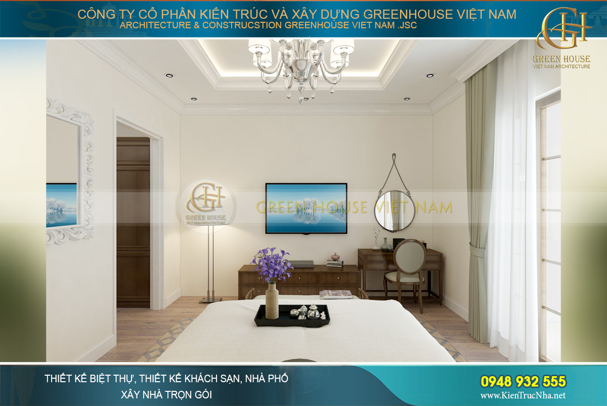 Một góc nhìn khác của phòng ngủ