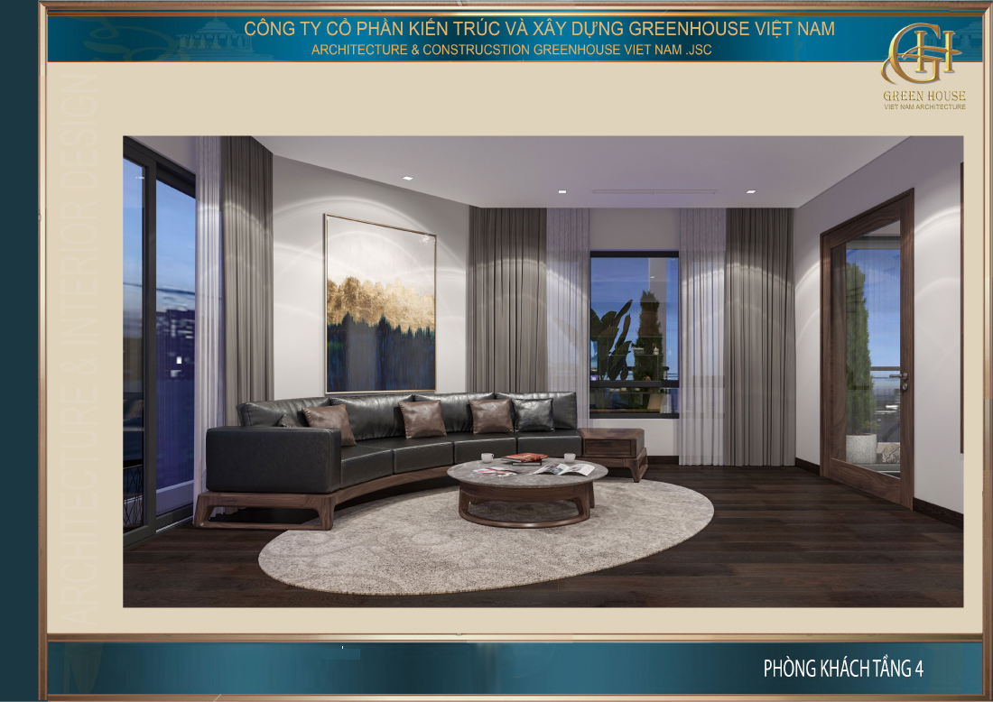 Không gian được tạo cảm giác rộng lớn, thông thoáng bởi cách bố trí tài tình