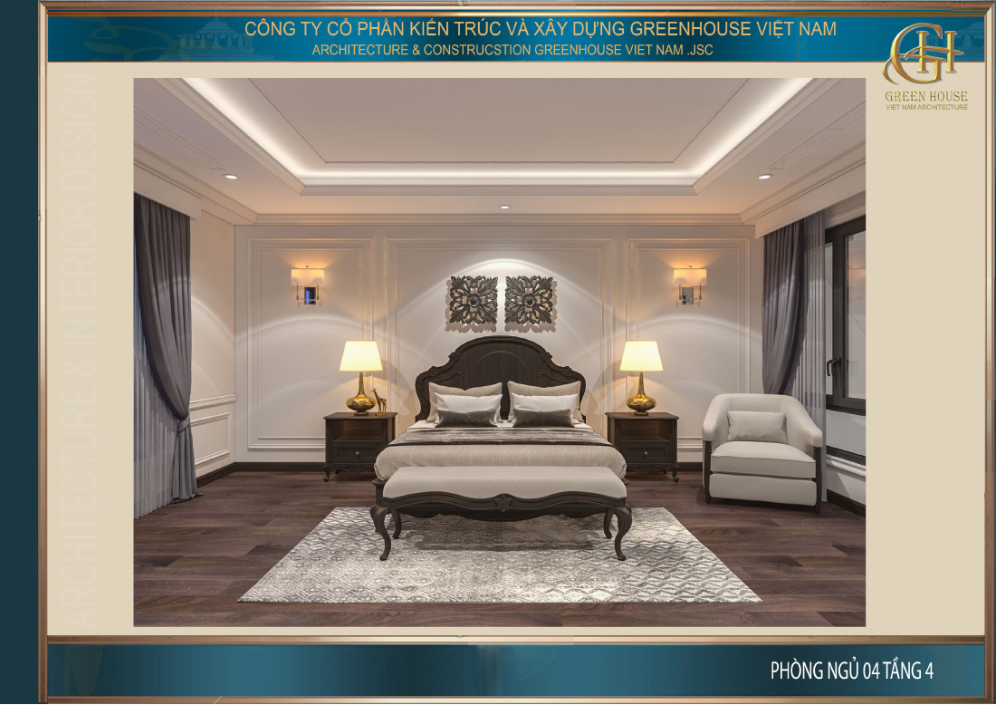 Thiết kế nội thất nhà phố nên chọn màu sắc nhã nhặn , trung tính