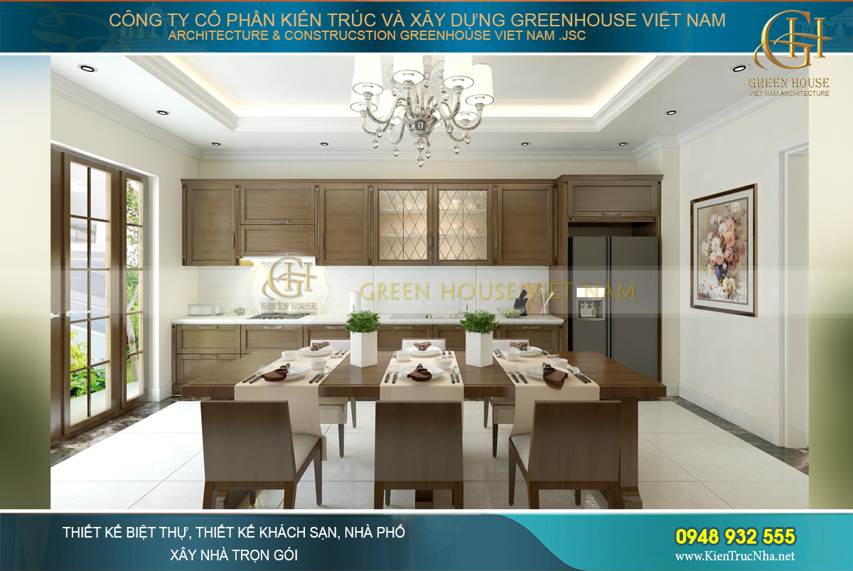 Hướng tủ lạnh, bồn rửa bát đặc biệt lưu ý đối với phòng bếp