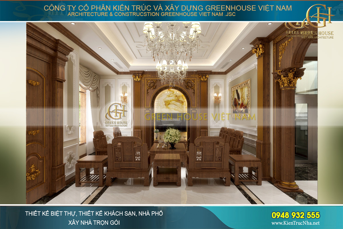 Thiết kế nội thất nhà phố tại Hà Nội - mang nét mộc mạc vào khu đô thị