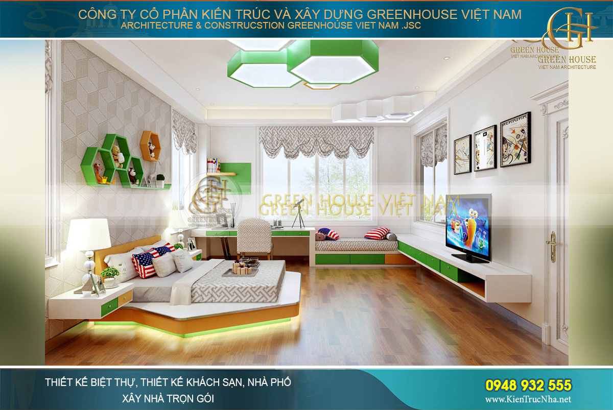 Căn phòng mang vẻ đẹp hiện đại, thời thượng và phong cách khoa học viễn tưởng