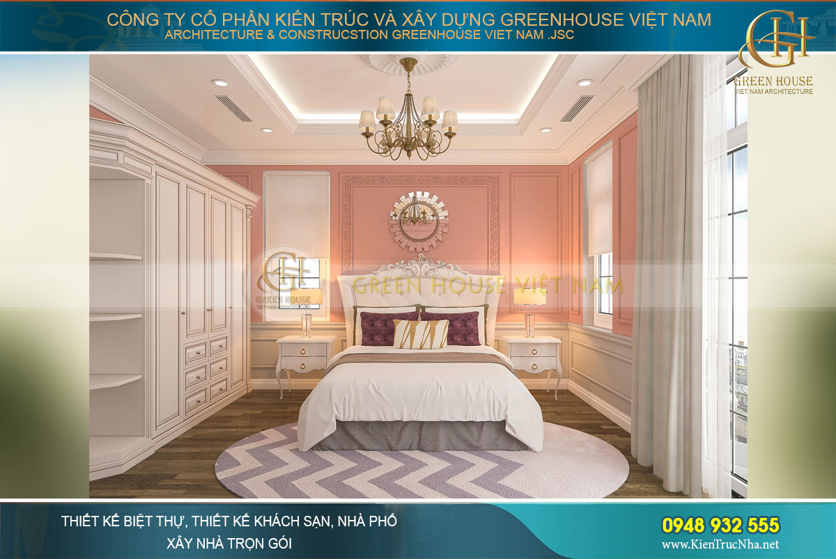 Phòng ngủ VIP tầng 2 dành cho con gái
