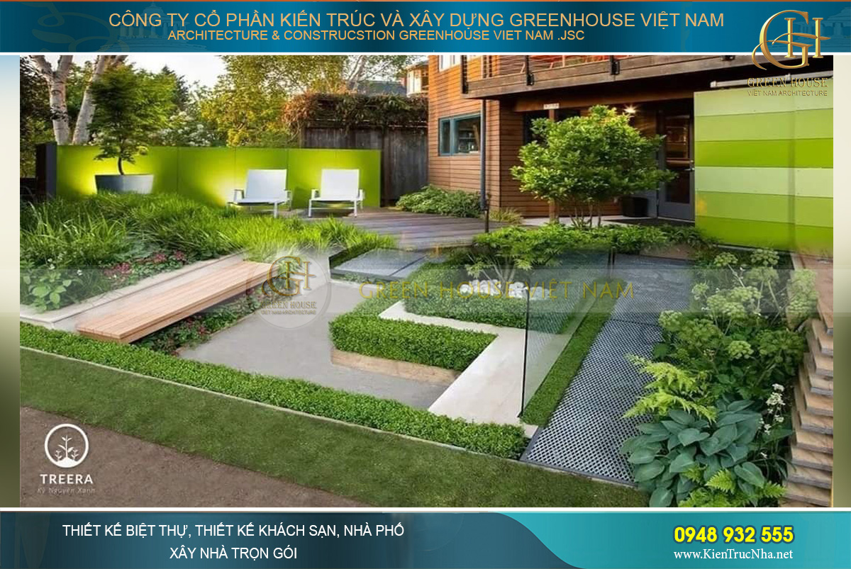 Không khí trong lành tràn ngập sắc xanh