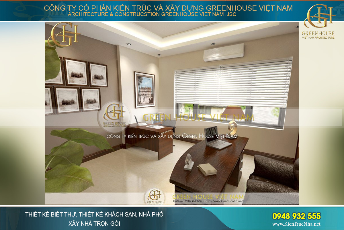 KTS Green House Việt Nam chú trọng việc thiết kế thoải mái và tiện nghi không gian kinh doanh tại văn phòng cho thuê