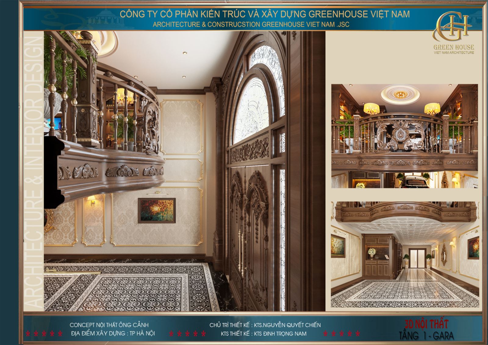 Toàn cảnh không gian tầng 1