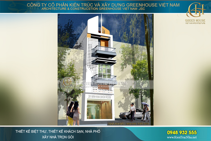 Trải nghiệm thiết kế nhà phố kết hợp kinh doanh đẹp hiện đại, đa công năng