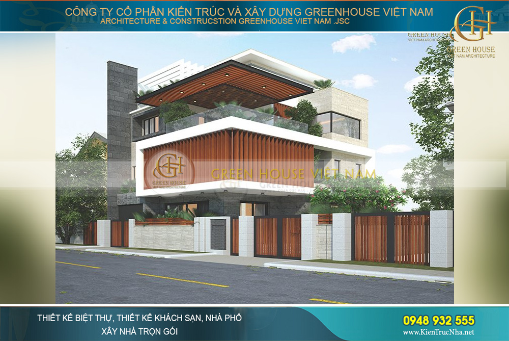 Chiêm ngưỡng biệt thự hiện đại 4 tầng cực thu hút 