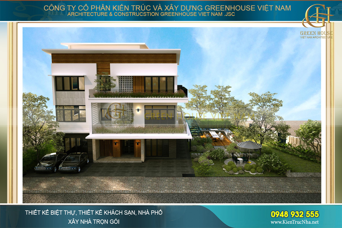 Ý tưởng thiết kế biệt thự sân vườn hiện đại khiến vạn người mê