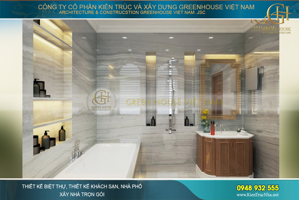 Gạch vân mây được sử dụng để tạo sự mềm mại, thư thái đầy tinh tế