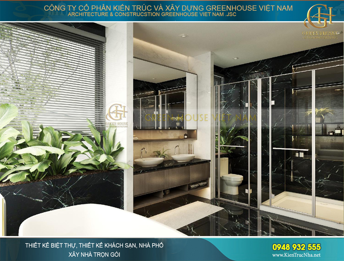 Một góc nhìn của phòng tắm master